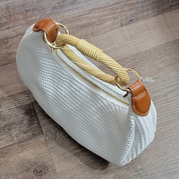 Straw Bracelet Bag - White - BNWT - Picture 7 of 11